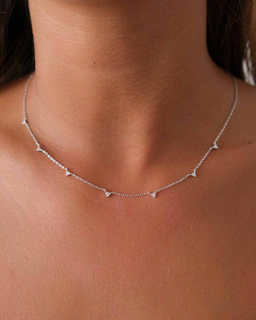 Jazelle Necklace - Chains Necklaces - 925 Sterling Silver - 18K Gold Plating - CREU