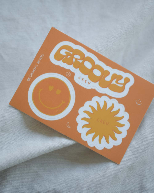 Be groovy, be you Stickers