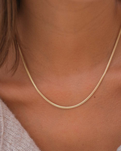 Cadena Sophia - Chains Necklaces - 925 Sterling Silver - 18K Gold Plating - CREU
