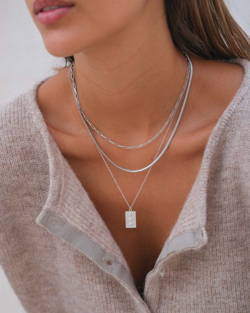 Cadena Sophia - Chains Necklaces - 925 Sterling Silver - 18K Gold Plating - CREU