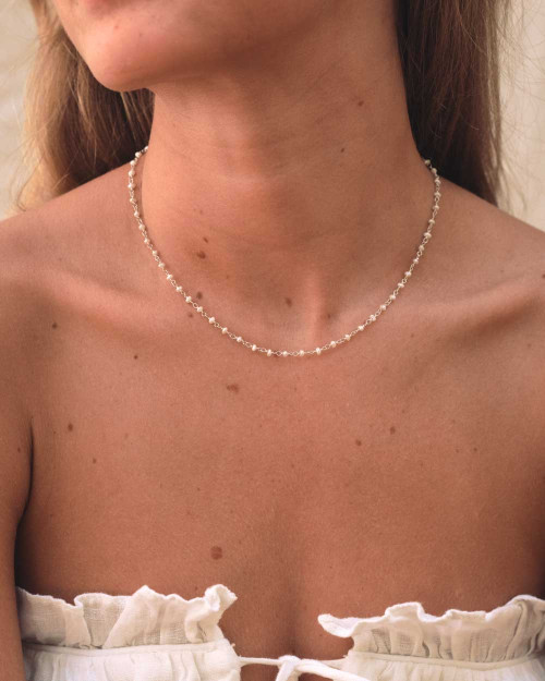Pearl Choker - Collares Perlas de Plata de Ley 925 o bañados en oro - CREU