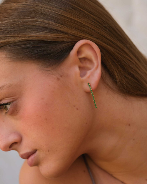 Dunya Green Earrings