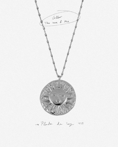 The Sun & I Necklace - Pendants - 925 Sterling Silver - 18K Gold Plating - CREU