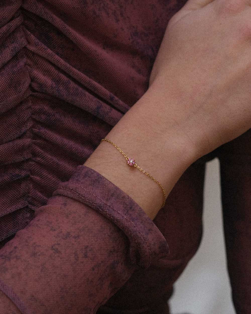 Daisy Pink Bracelet