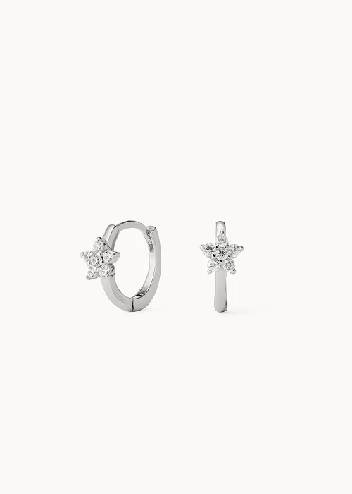 Pendientes Hada White Hoop