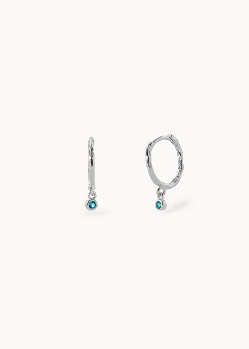 Pendientes Aro Pétit Bleu