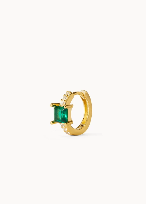 Piercing Green Brillo Hoop