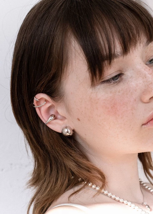Drop of Gold Ear Cuff Earring - CREU