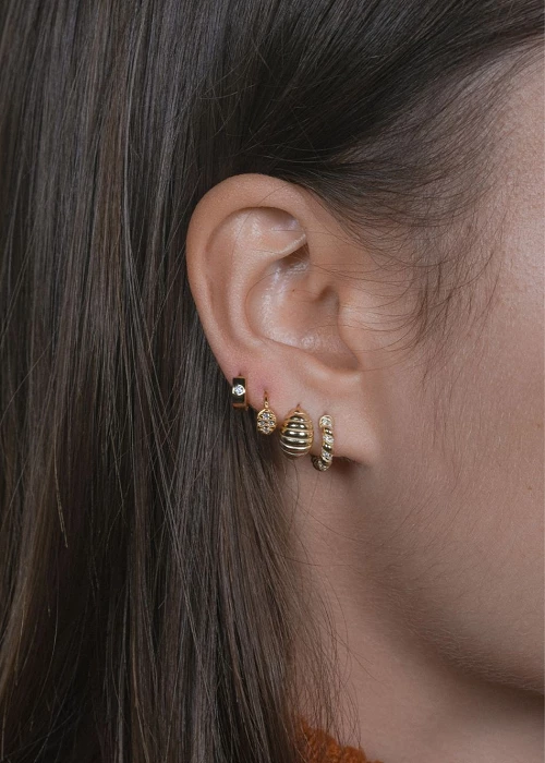 Oval Shine Hoop Piercing - CREU