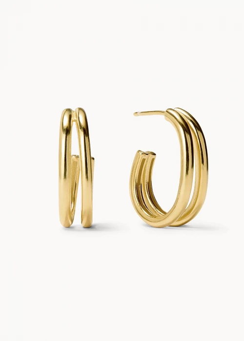 Pendientes Double Hoop