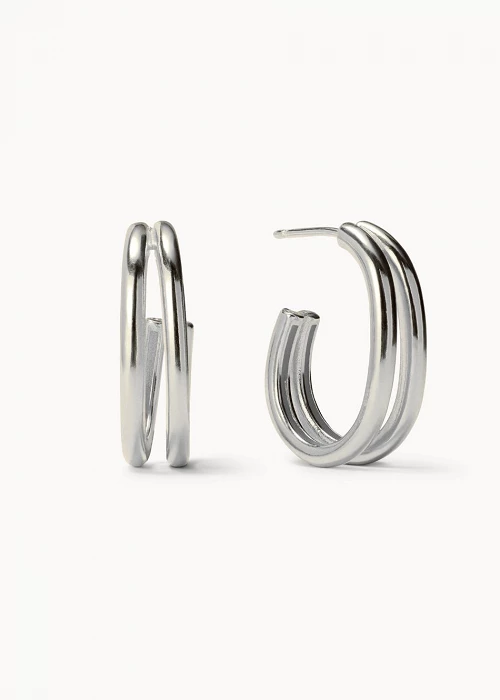 Pendientes Double Hoop - CREU
