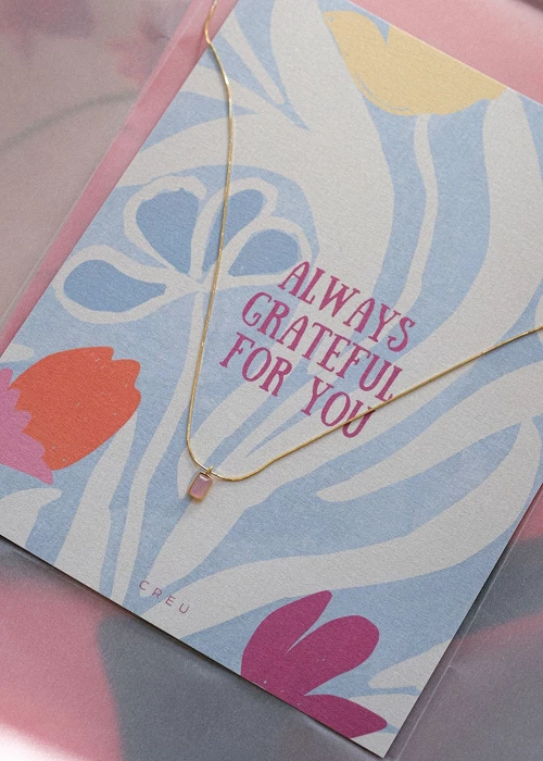 Collar Cuarzo Rosa Flash | CREU