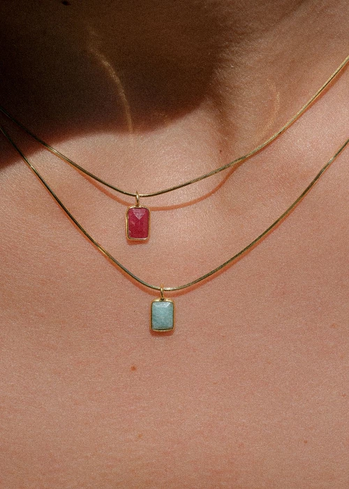 Collar Jade Fucsia Flash | CREU