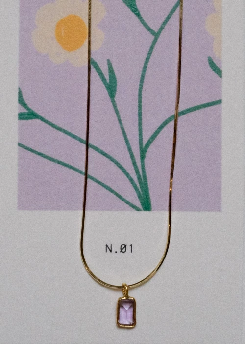 Collar Jade Fucsia Flash | CREU