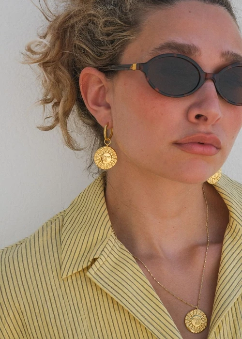 The Sun & I Hoop Earrings - CREU